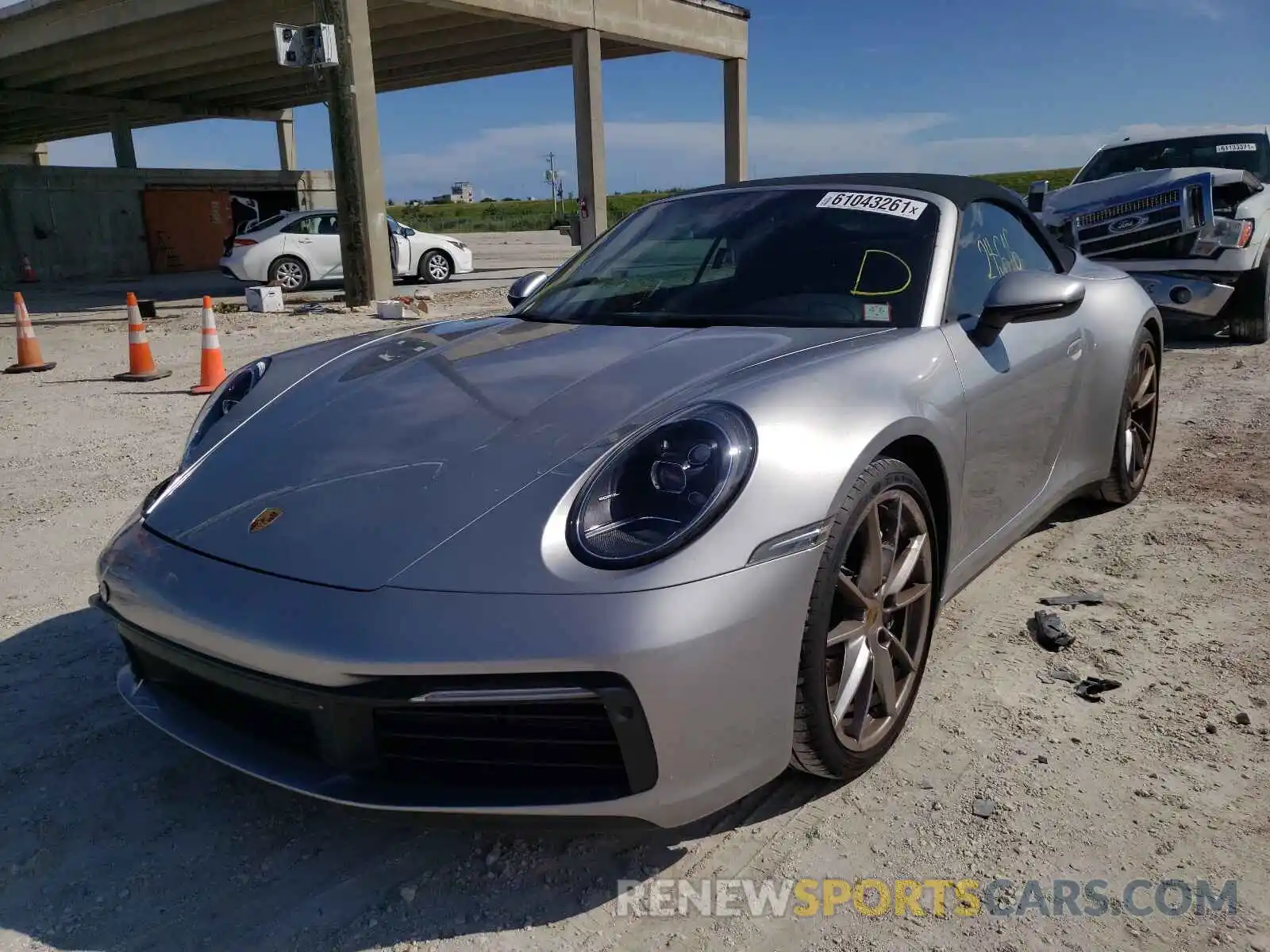 2 Photograph of a damaged car WP0CA2A9XLS251071 PORSCHE 911 2020