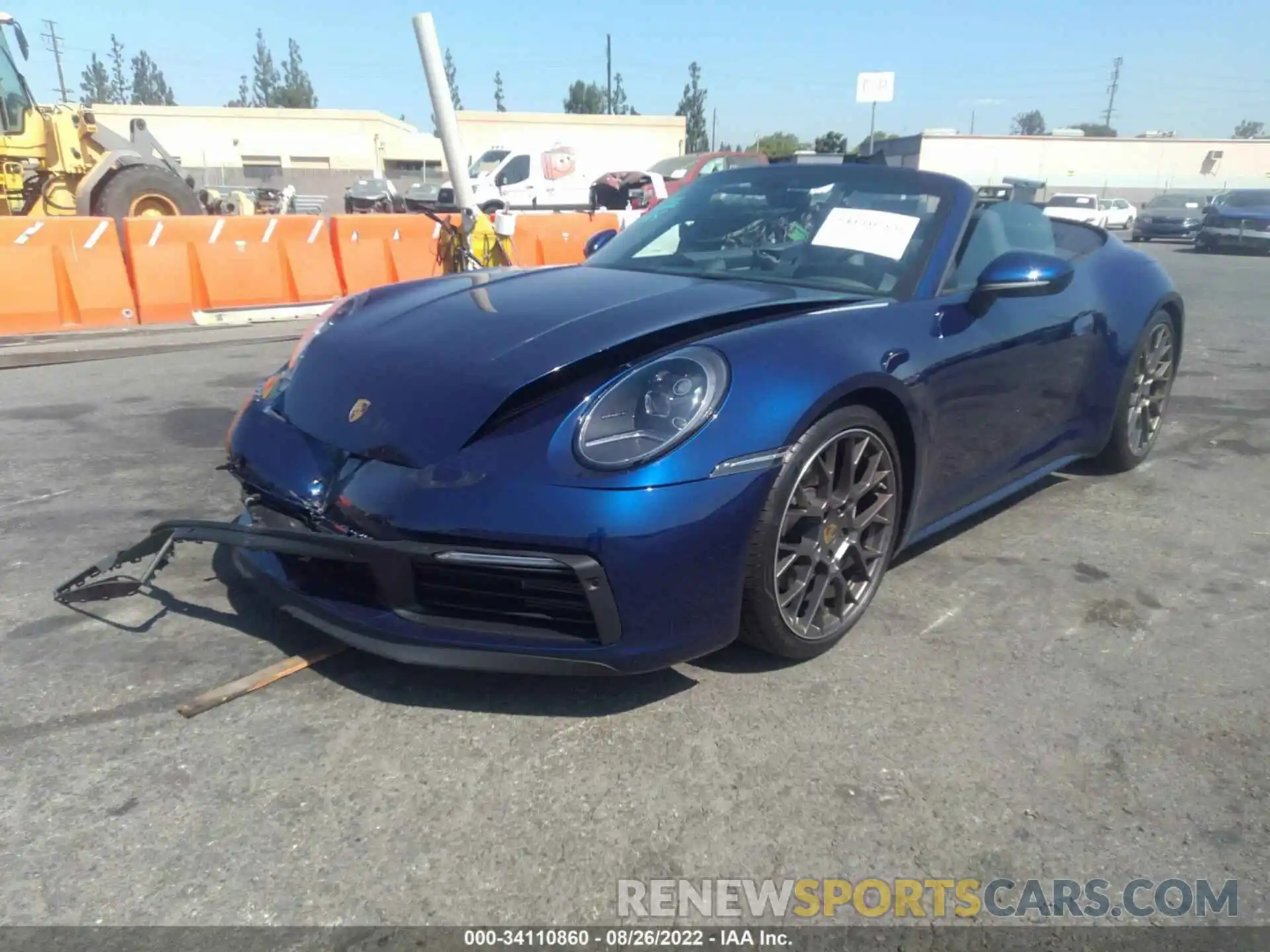 2 Photograph of a damaged car WP0CB2A93LS262815 PORSCHE 911 2020