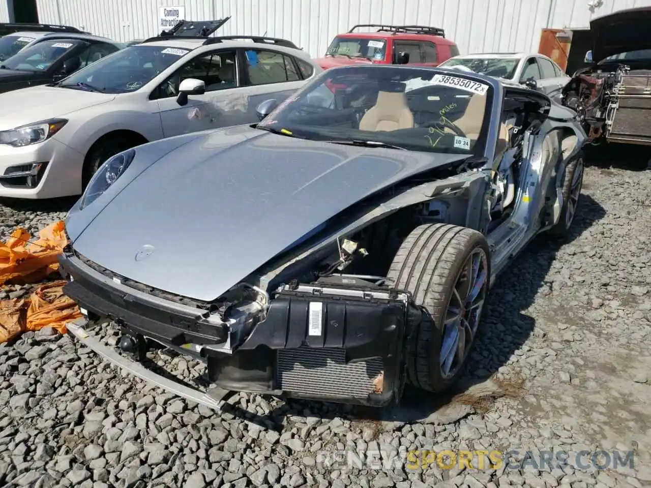 2 Photograph of a damaged car WP0CB2A98LS262390 PORSCHE 911 2020