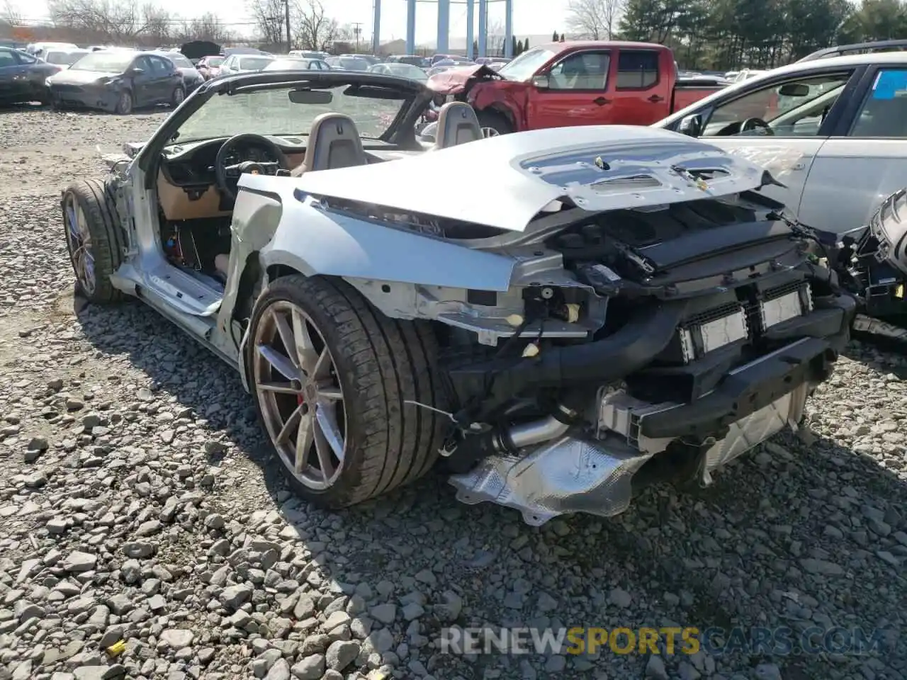 3 Photograph of a damaged car WP0CB2A98LS262390 PORSCHE 911 2020