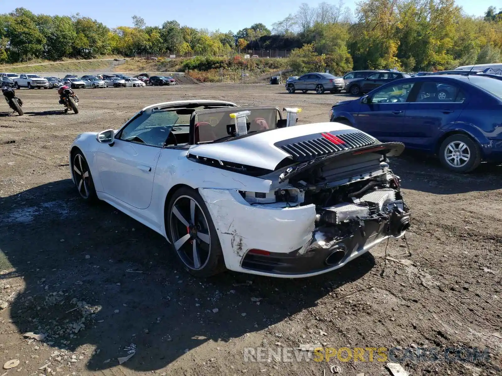 3 Photograph of a damaged car WP0CB2A99LS262382 PORSCHE 911 2020