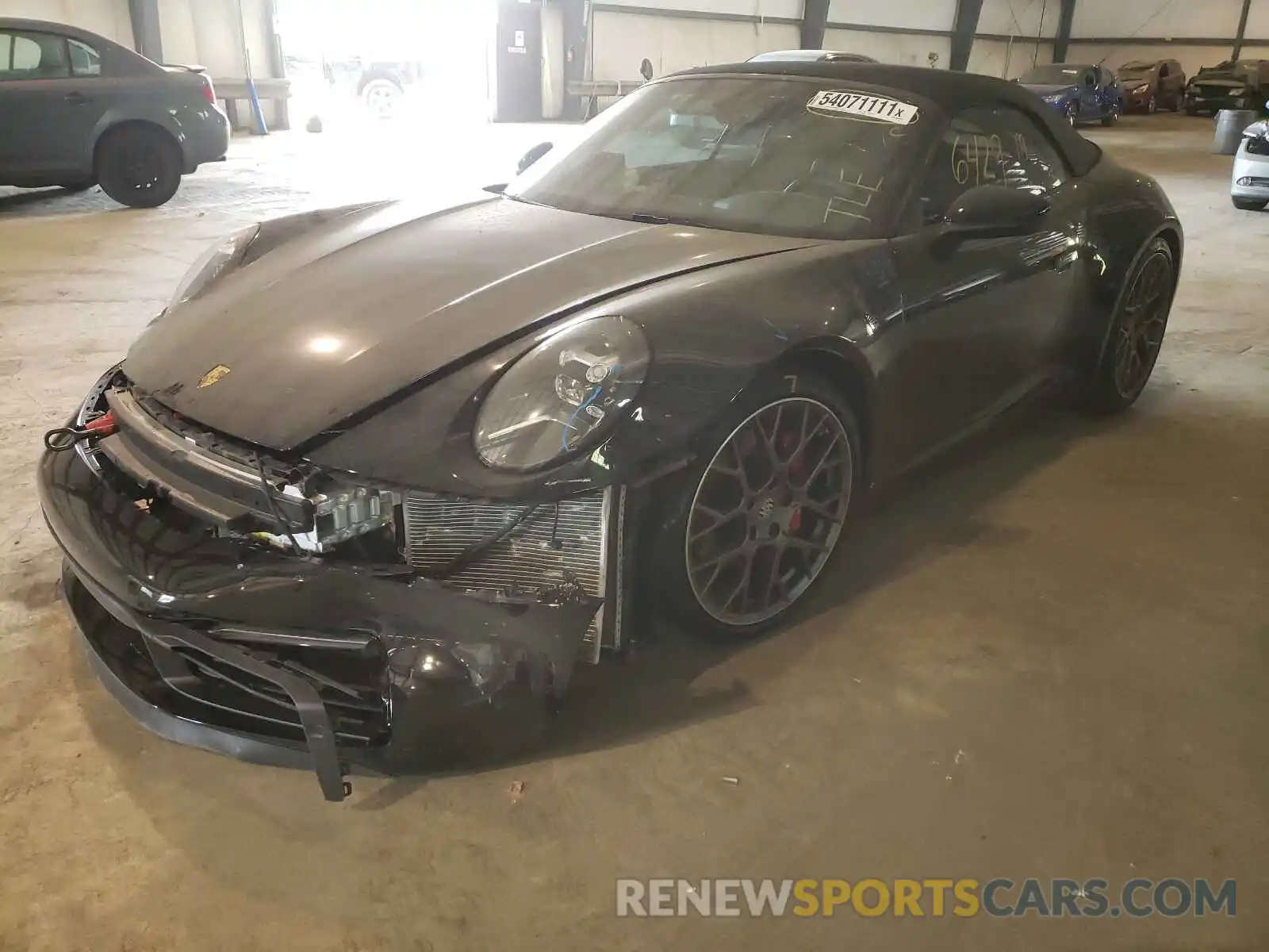 2 Photograph of a damaged car WP0CB2A99LS262625 PORSCHE 911 2020