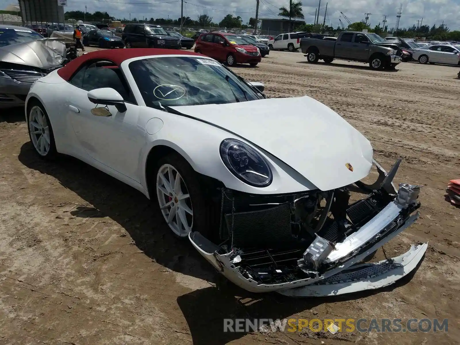 1 Photograph of a damaged car WP0CB2A9XLS262987 PORSCHE 911 2020