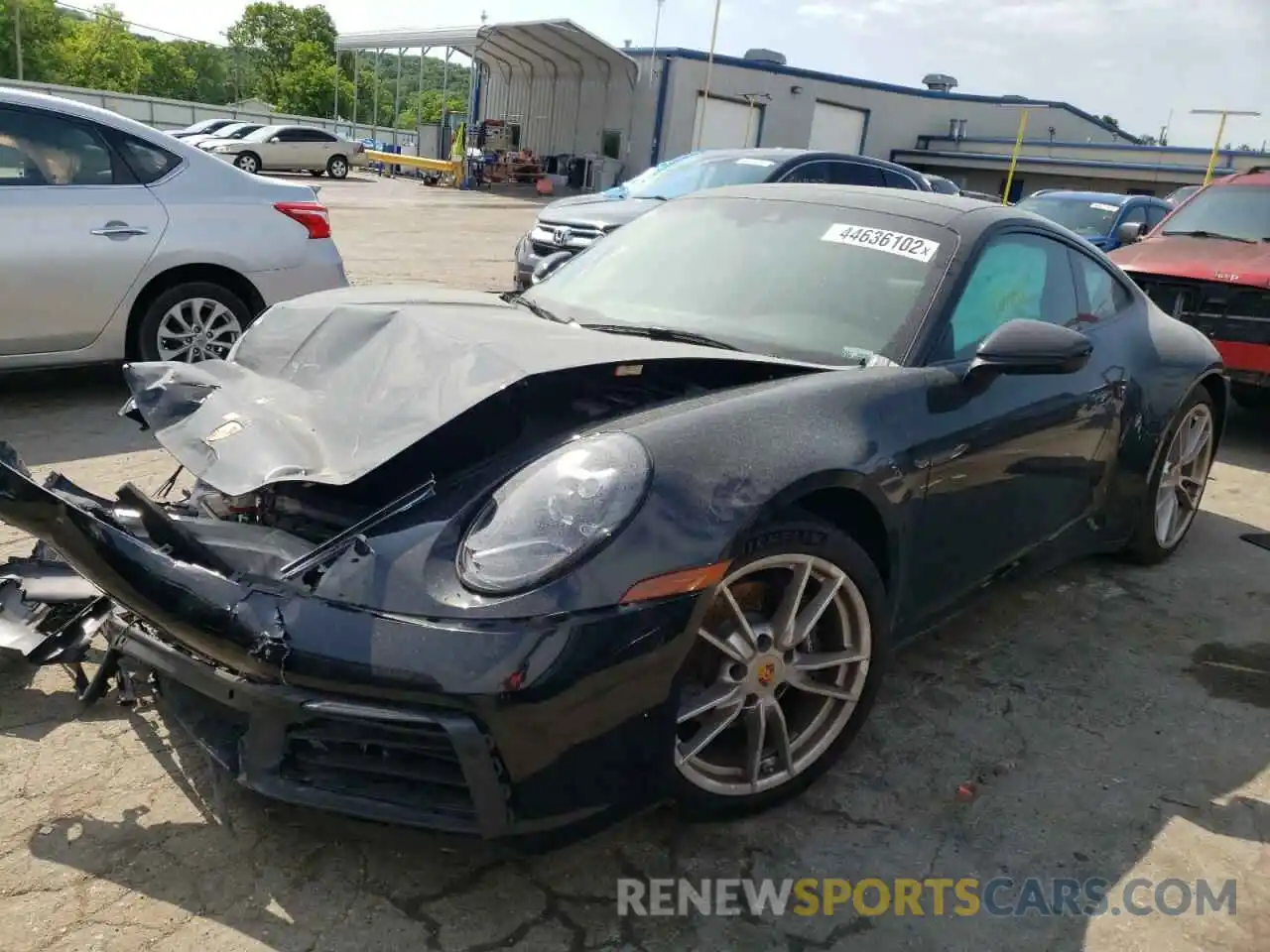 2 Photograph of a damaged car WP0AA2A90MS205127 PORSCHE 911 2021