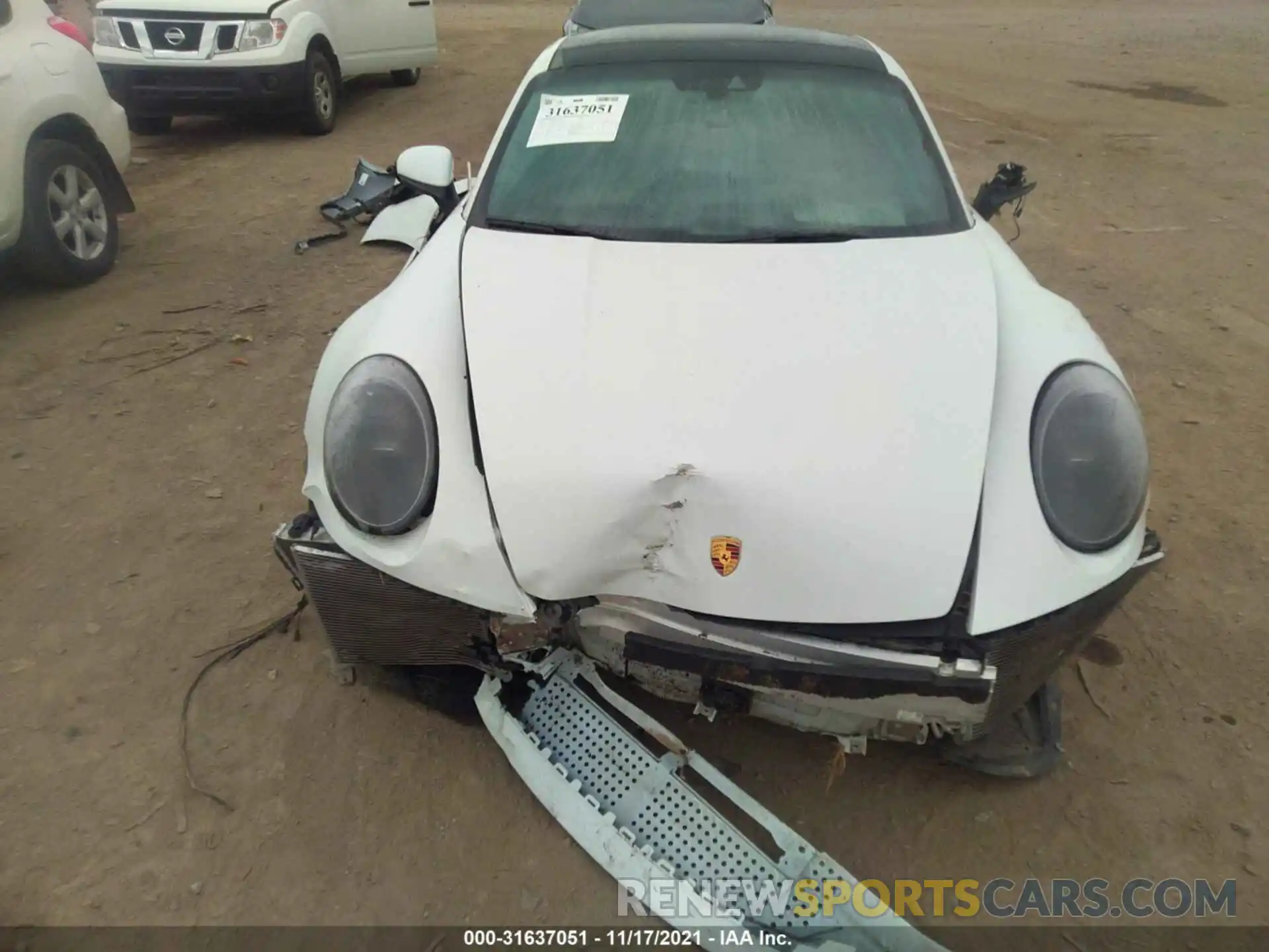 10 Photograph of a damaged car WP0AA2A94MS205275 PORSCHE 911 2021