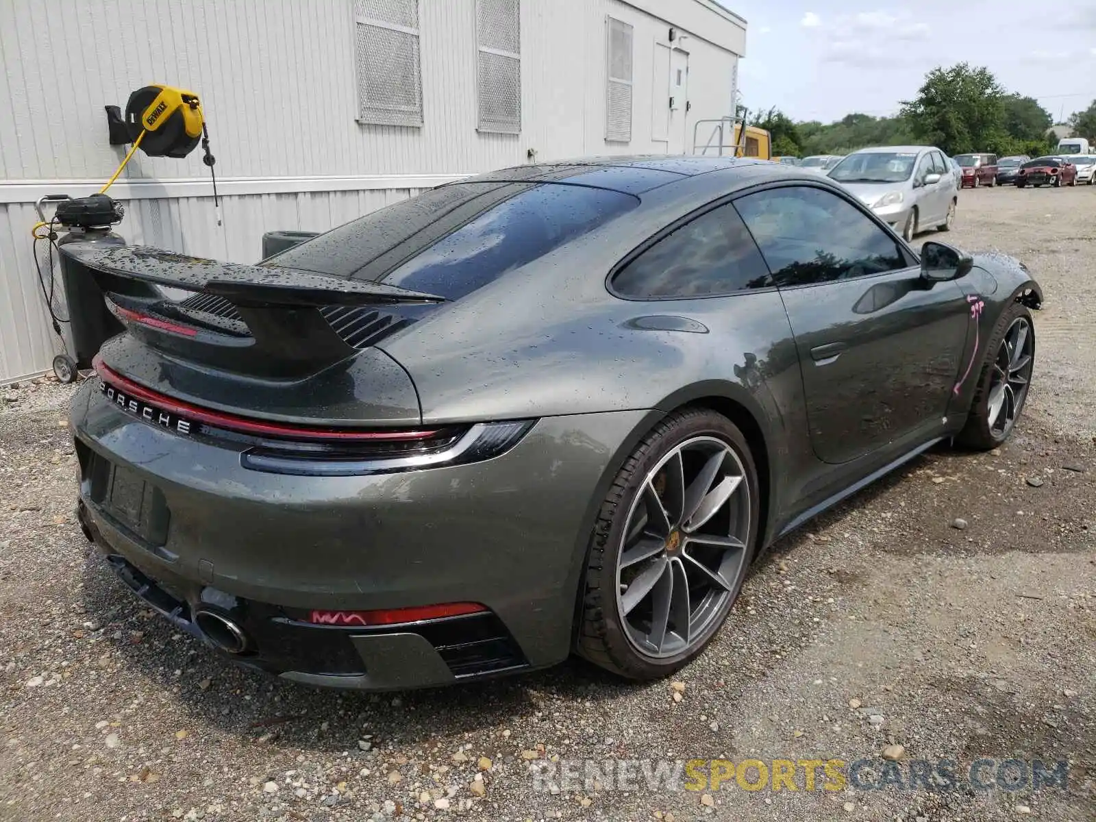 4 Photograph of a damaged car WP0AA2A95MS206127 PORSCHE 911 2021