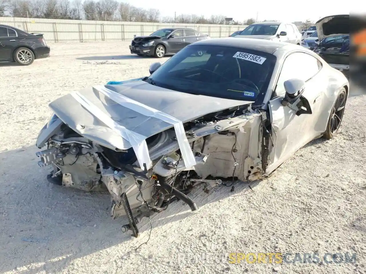 2 Photograph of a damaged car WP0AB2A92MS221584 PORSCHE 911 2021