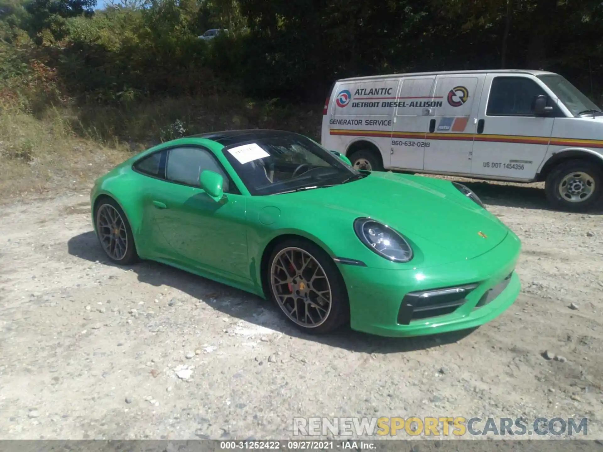 1 Photograph of a damaged car WP0AB2A92MS222900 PORSCHE 911 2021