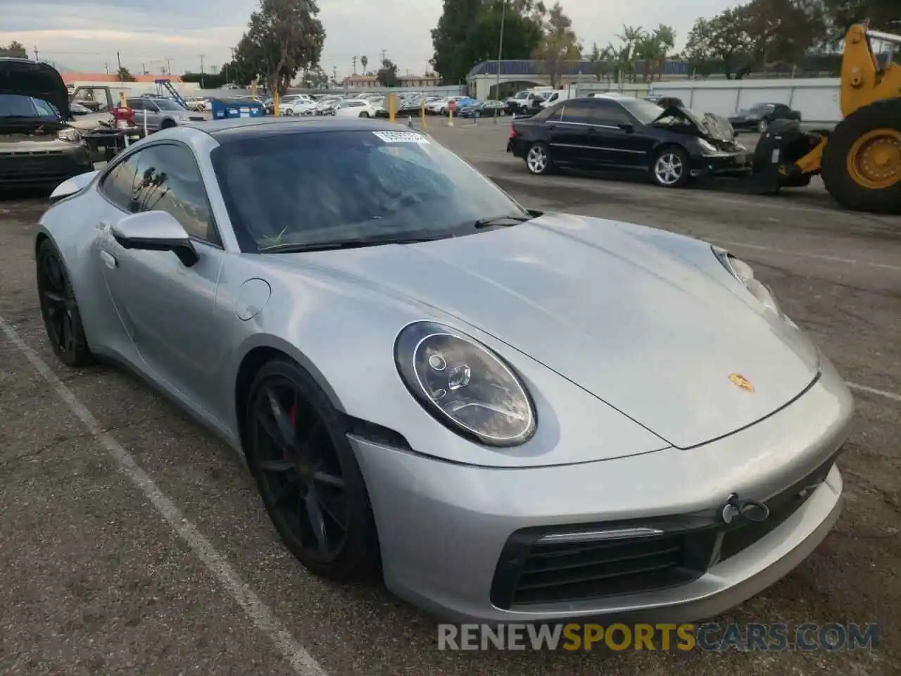 1 Photograph of a damaged car WP0AB2A93MS222341 PORSCHE 911 2021