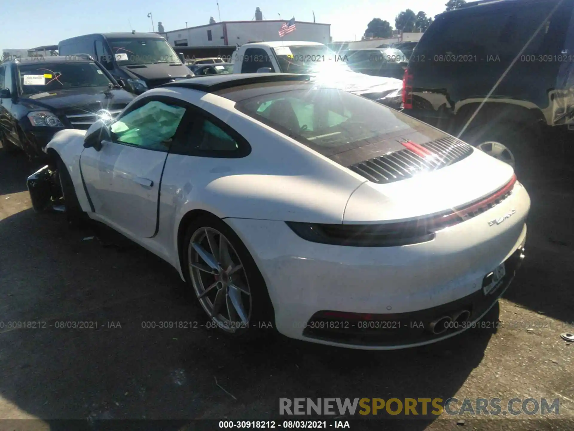 3 Photograph of a damaged car WP0AB2A94MS222042 PORSCHE 911 2021