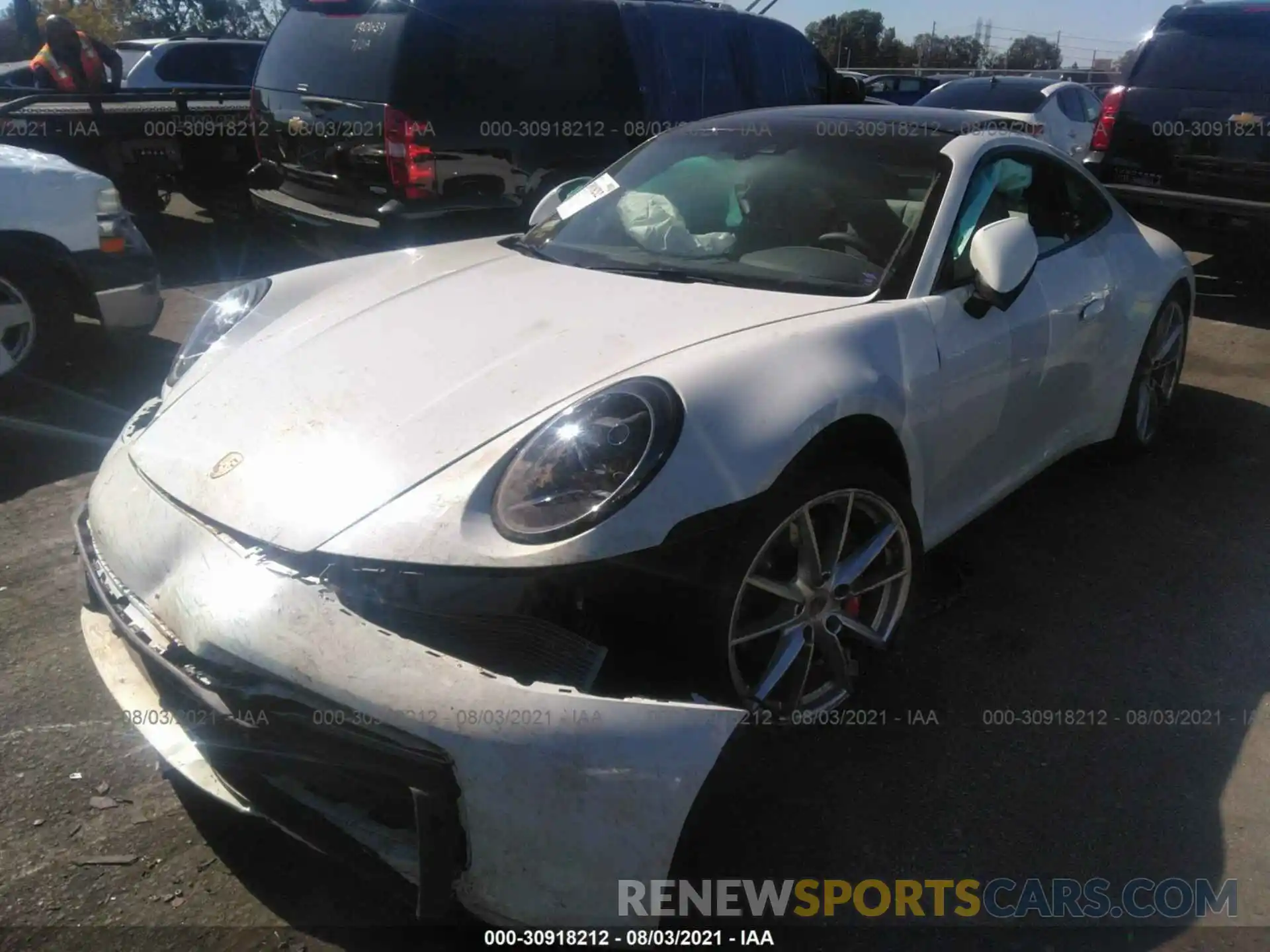 6 Photograph of a damaged car WP0AB2A94MS222042 PORSCHE 911 2021