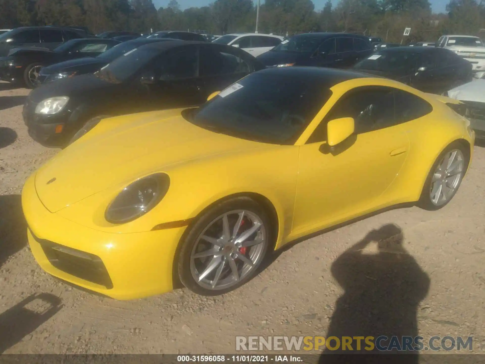 2 Photograph of a damaged car WP0AB2A94MS222980 PORSCHE 911 2021