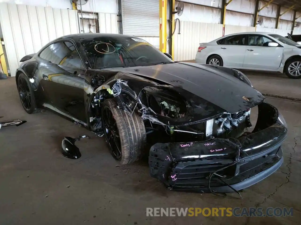 1 Photograph of a damaged car WP0AB2A96MS222446 PORSCHE 911 2021