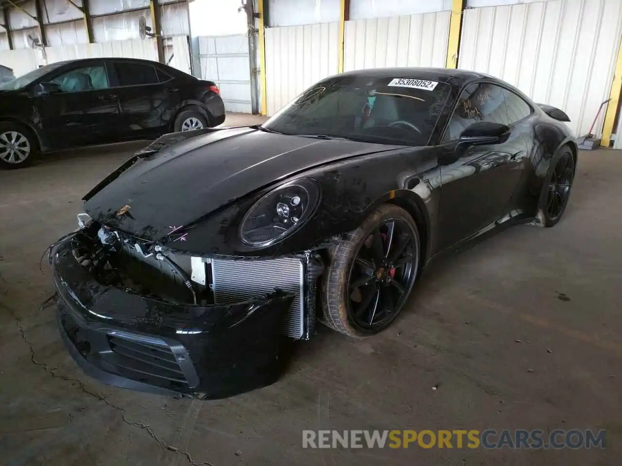 2 Photograph of a damaged car WP0AB2A96MS222446 PORSCHE 911 2021