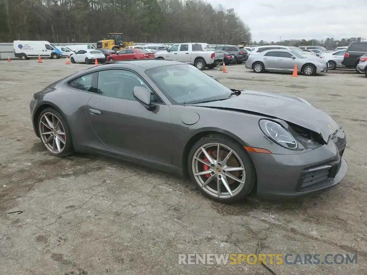 4 Photograph of a damaged car WP0AB2A98MS222903 PORSCHE 911 2021