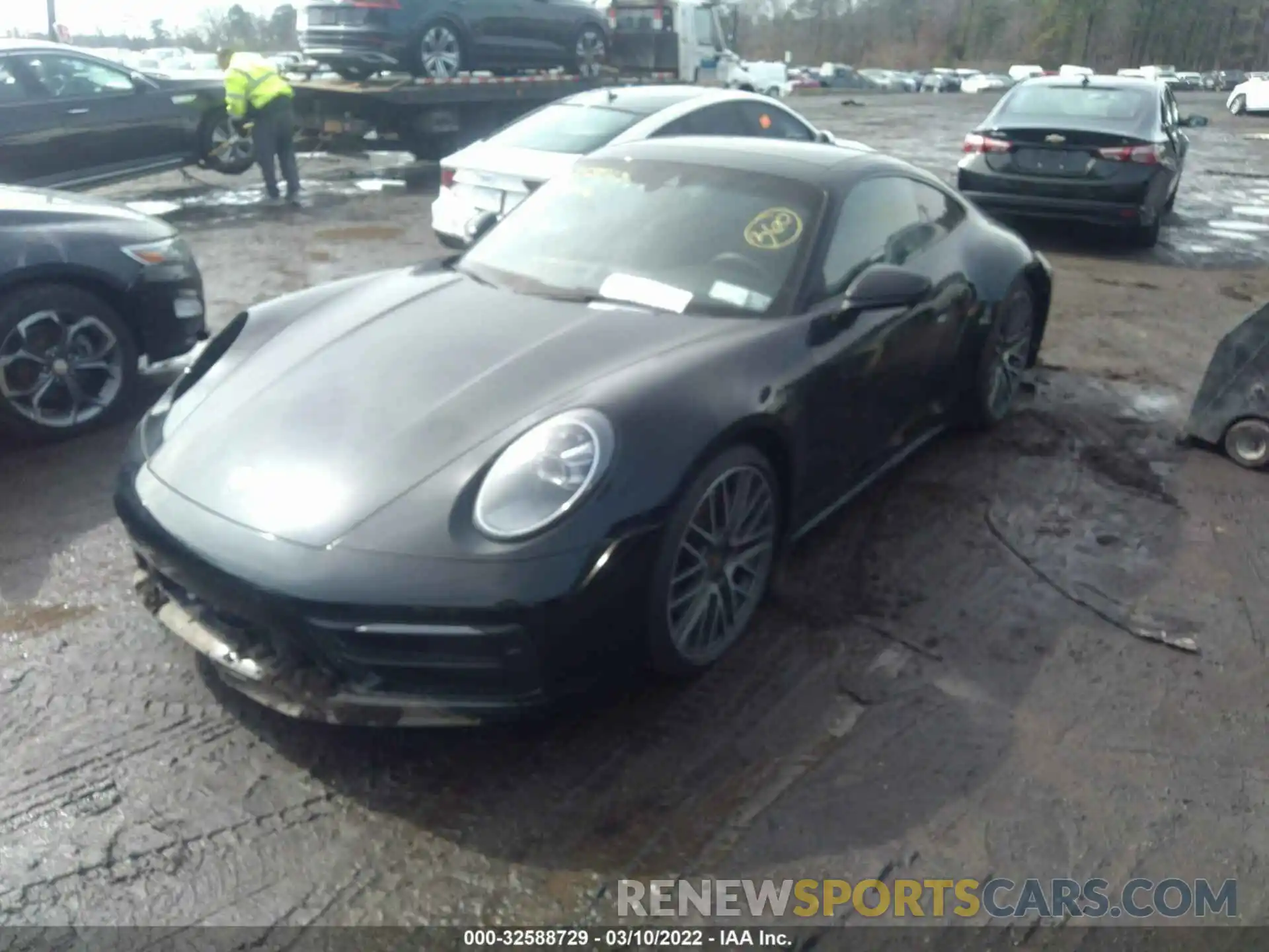 2 Photograph of a damaged car WP0AB2A99MS222358 PORSCHE 911 2021