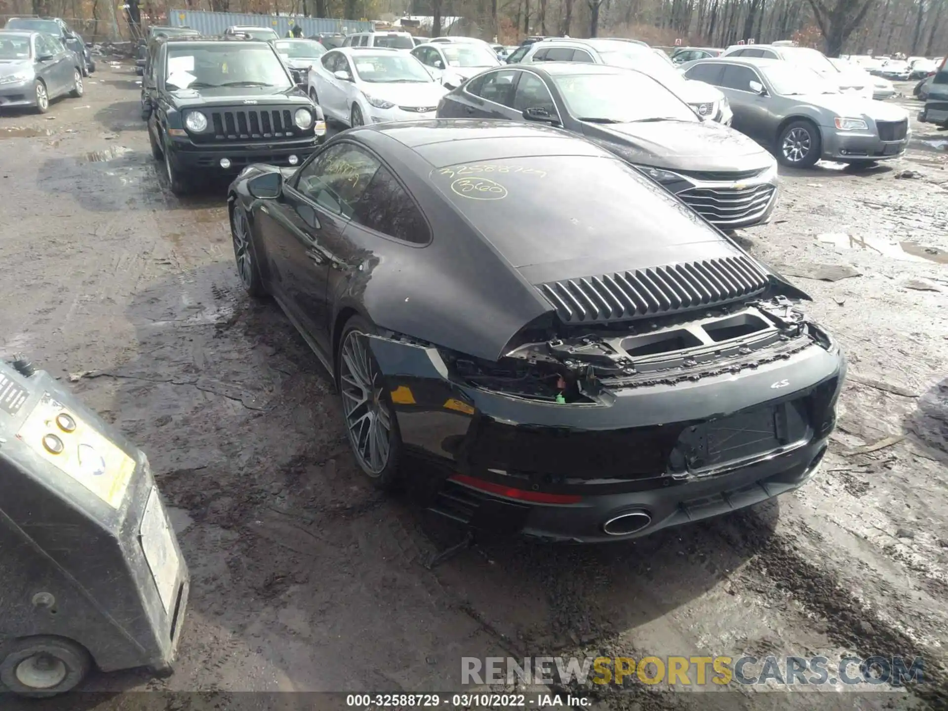 3 Photograph of a damaged car WP0AB2A99MS222358 PORSCHE 911 2021