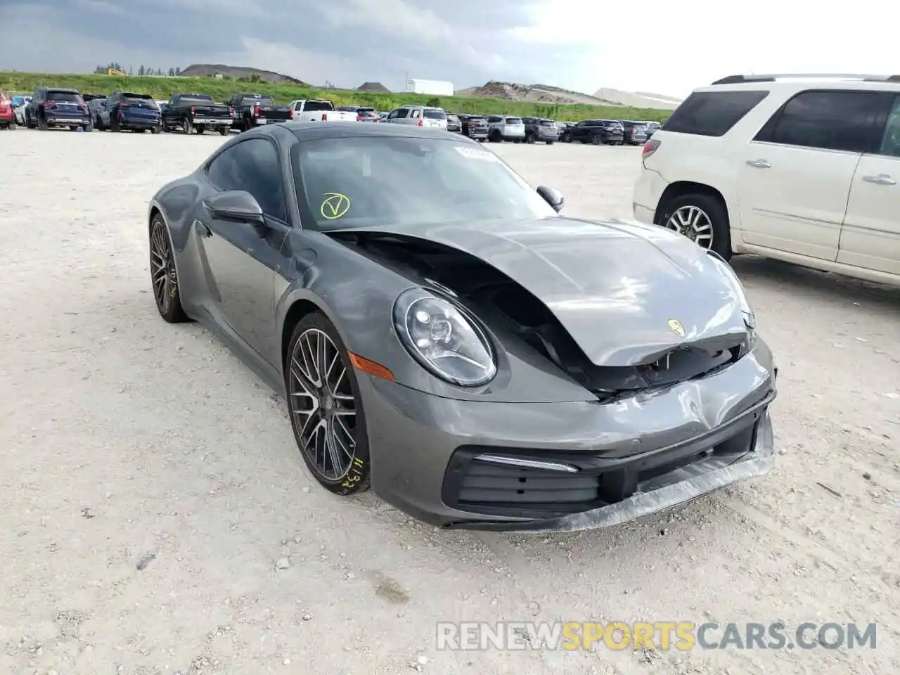 1 Photograph of a damaged car WP0AB2A99MS223090 PORSCHE 911 2021