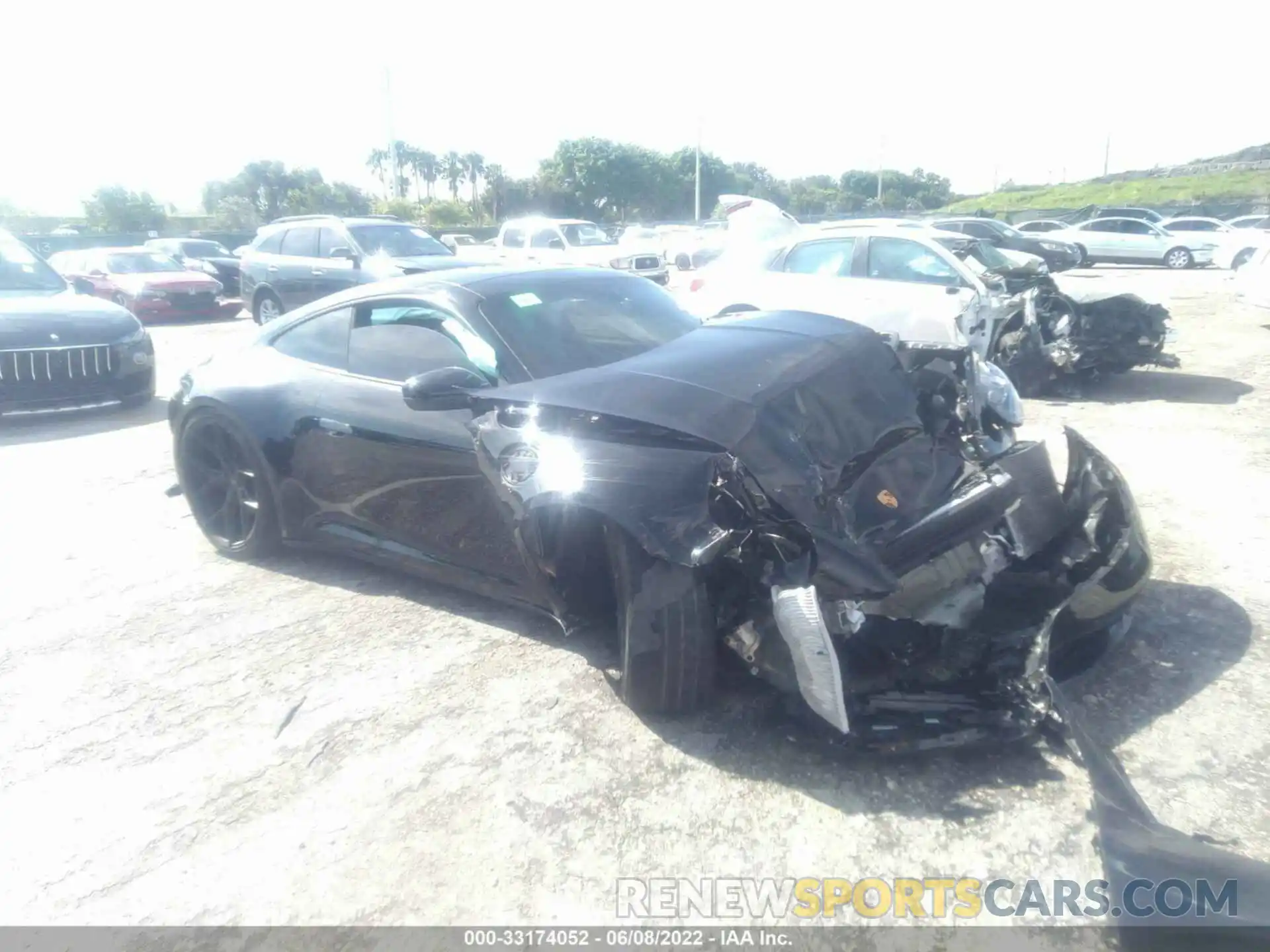 1 Photograph of a damaged car WP0AB2A99MS223154 PORSCHE 911 2021