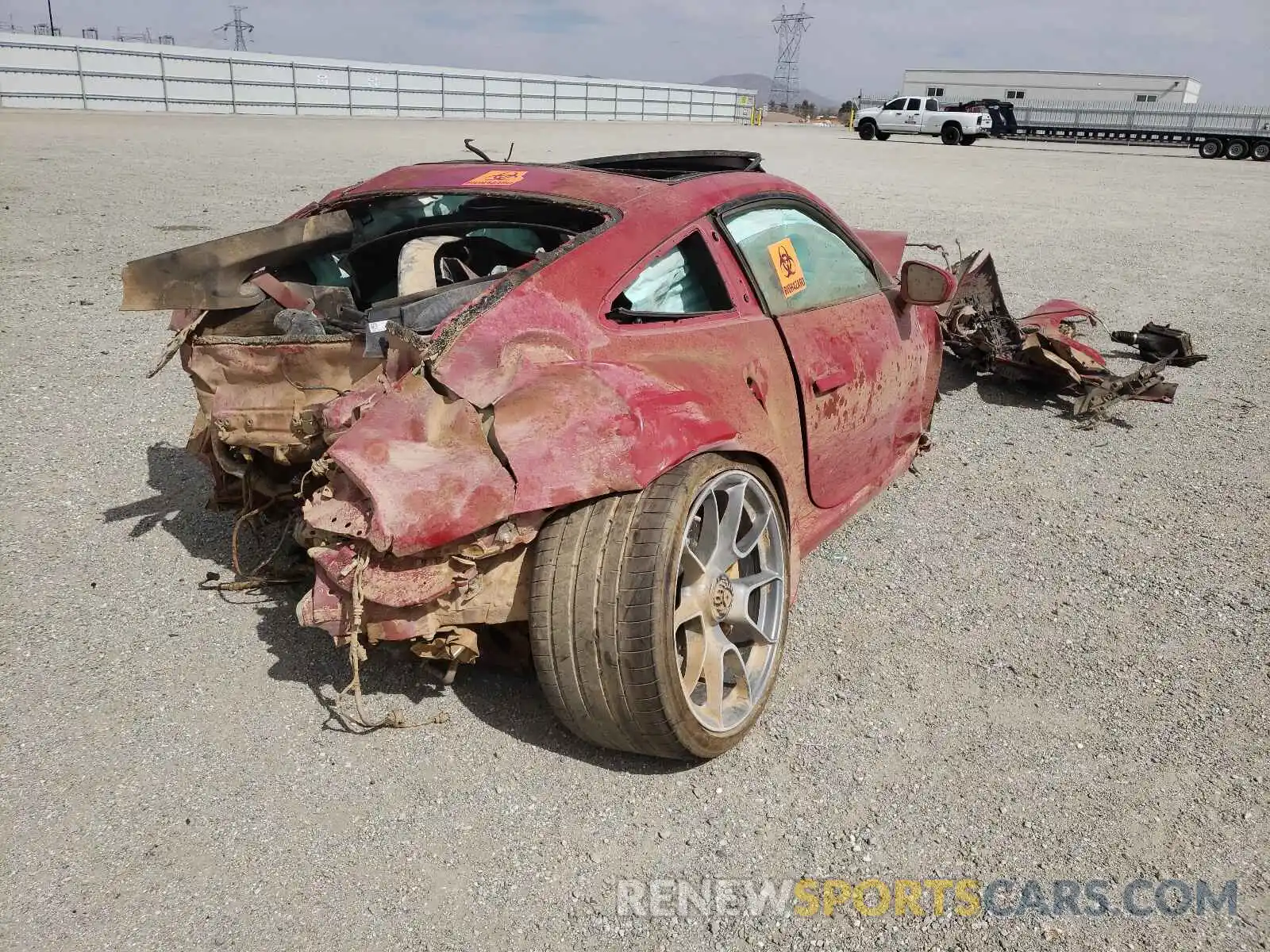 4 Photograph of a damaged car WP0AD2A95MS257361 PORSCHE 911 2021