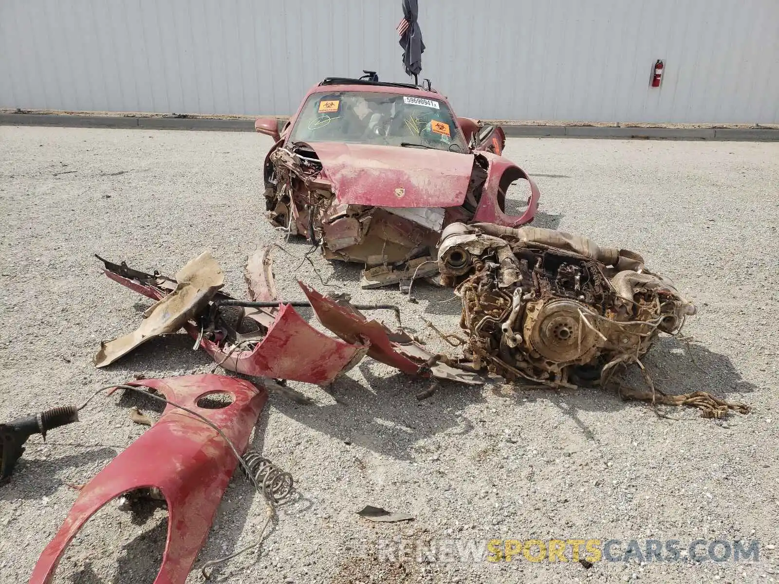 9 Photograph of a damaged car WP0AD2A95MS257361 PORSCHE 911 2021