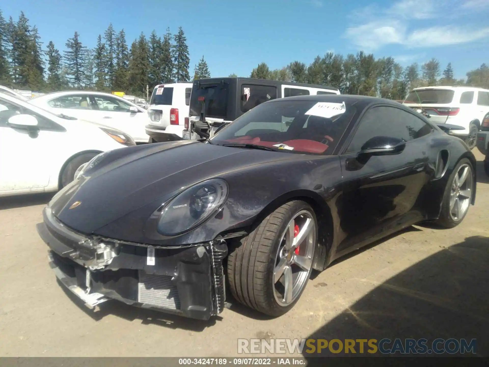 2 Photograph of a damaged car WP0AD2A95MS258560 PORSCHE 911 2021