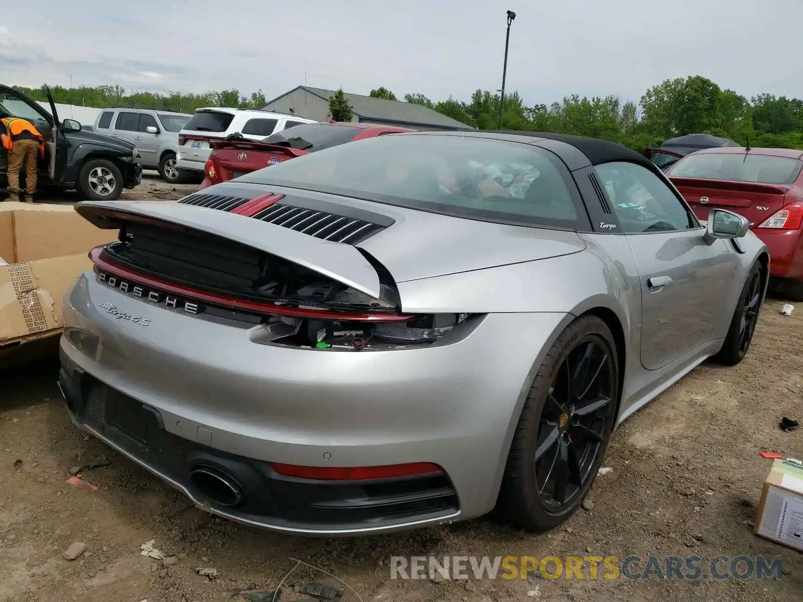 4 Photograph of a damaged car WP0BB2A95MS235287 PORSCHE 911 2021