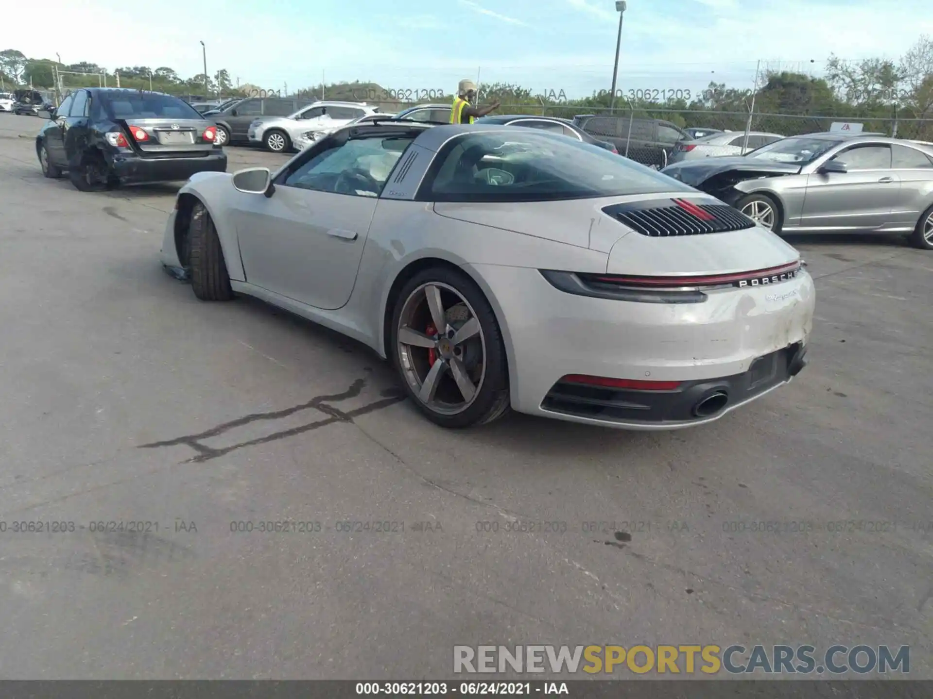 3 Photograph of a damaged car WP0BB2A95MS235371 PORSCHE 911 2021