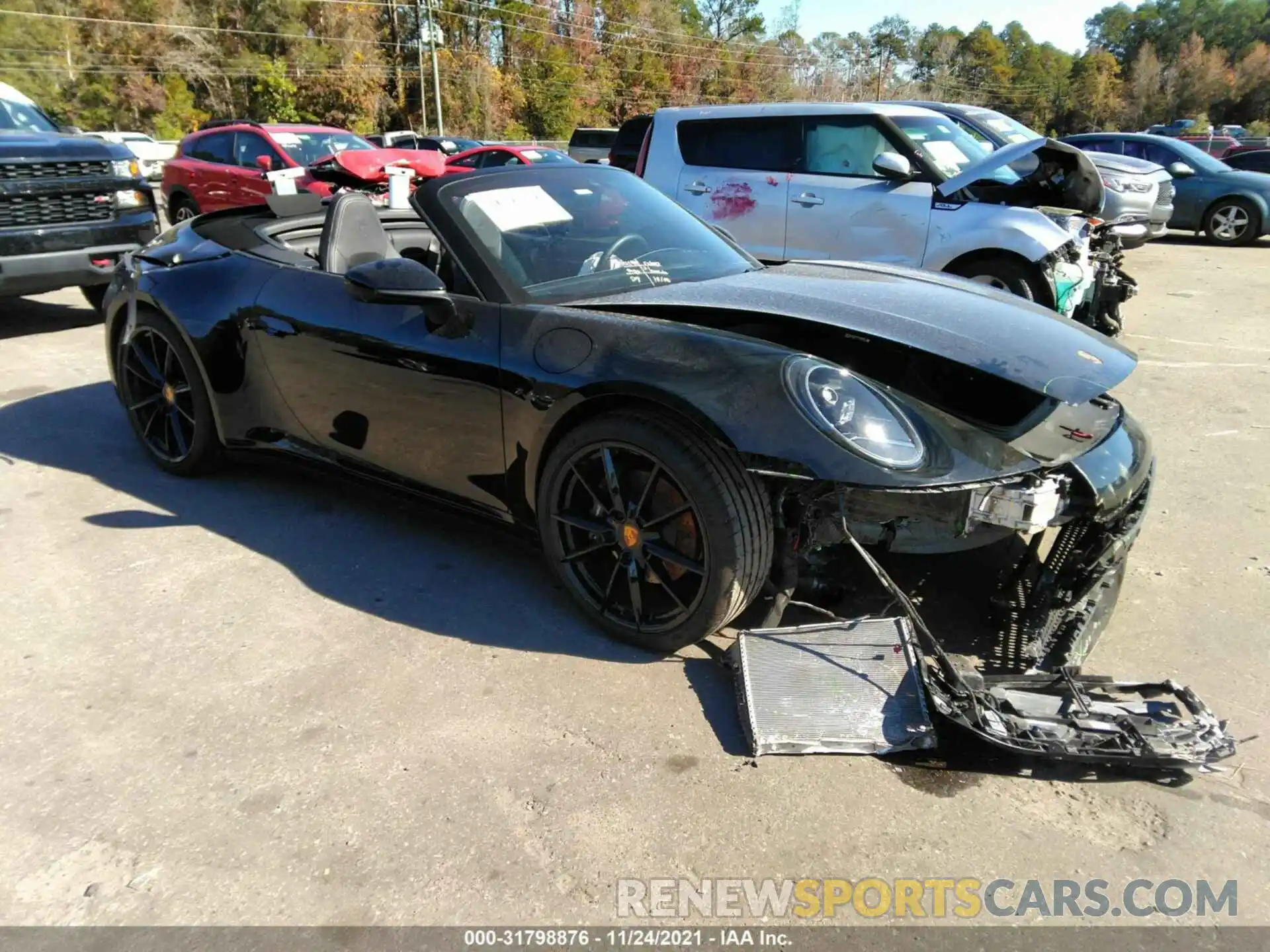 1 Photograph of a damaged car WP0CA2A97MS239185 PORSCHE 911 2021