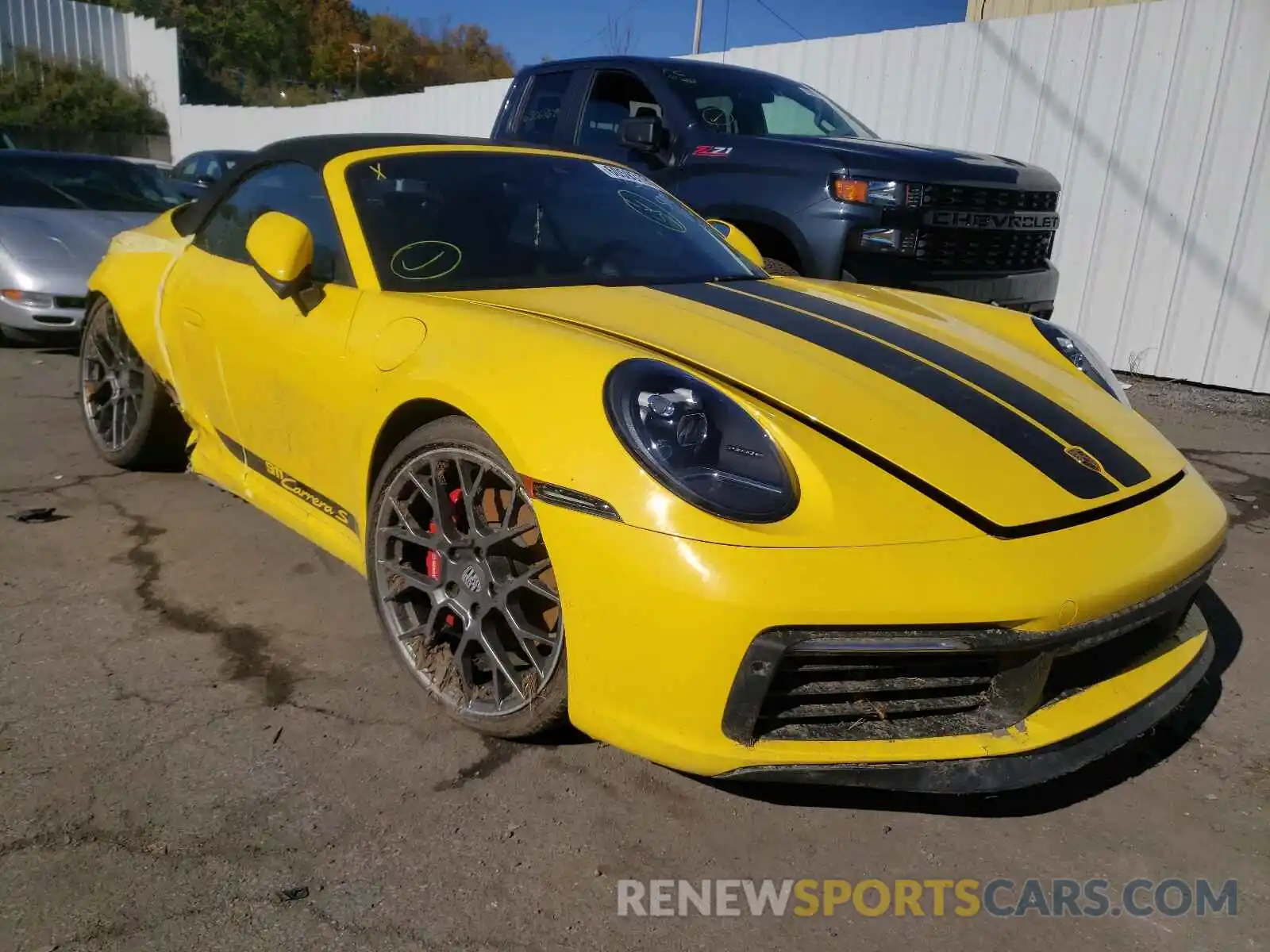 1 Photograph of a damaged car WP0CB2A97MS248451 PORSCHE 911 2021