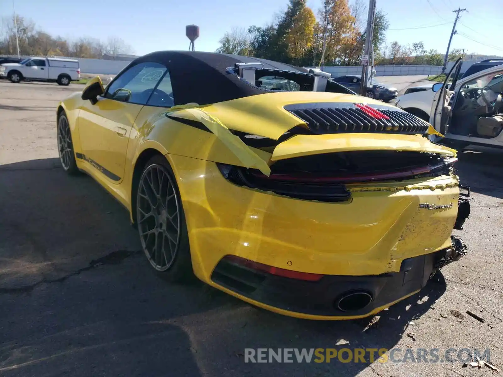 3 Photograph of a damaged car WP0CB2A97MS248451 PORSCHE 911 2021