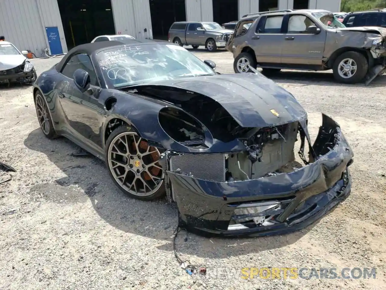 1 Photograph of a damaged car WP0CB2A97MS248773 PORSCHE 911 2021