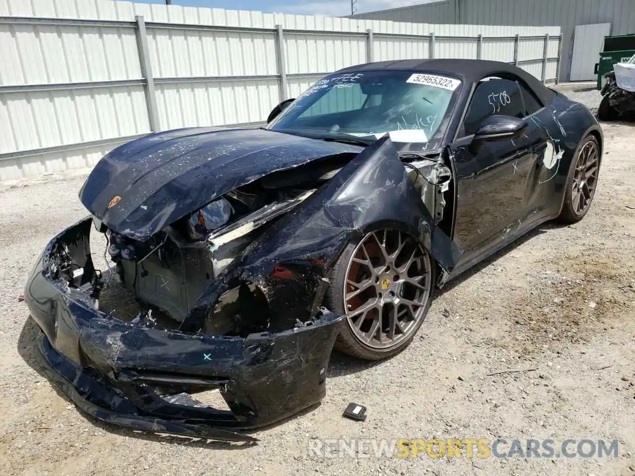 2 Photograph of a damaged car WP0CB2A97MS248773 PORSCHE 911 2021