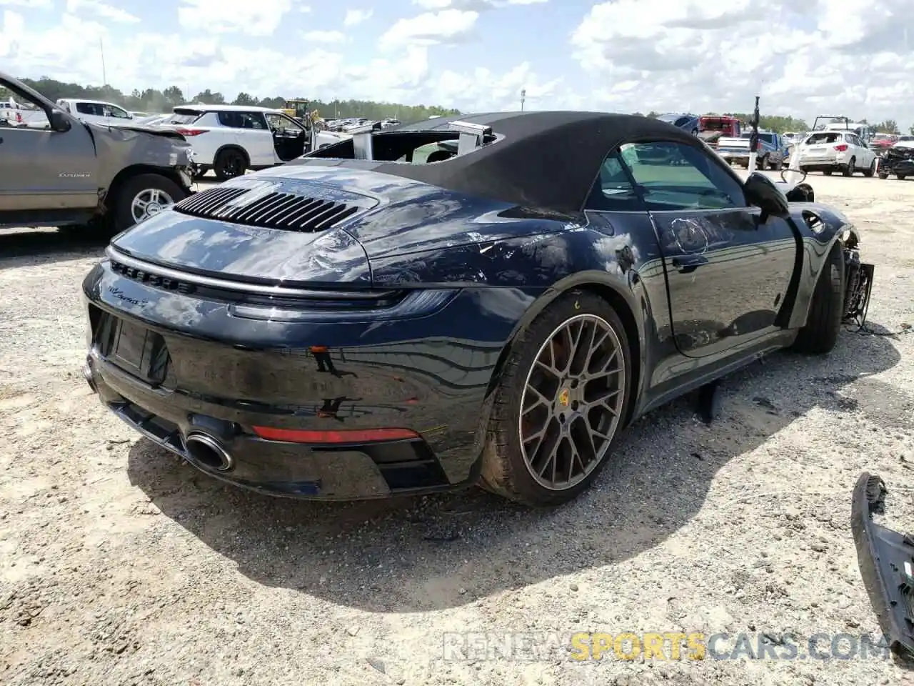 4 Photograph of a damaged car WP0CB2A97MS248773 PORSCHE 911 2021