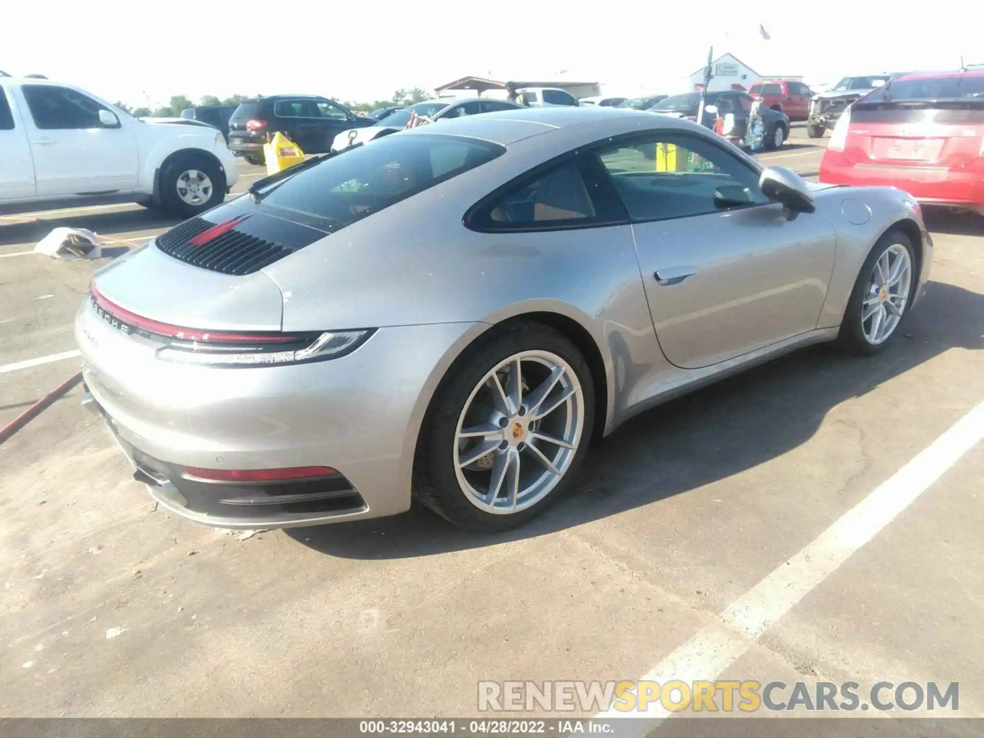 4 Photograph of a damaged car WP0AA2A90NS205310 PORSCHE 911 2022