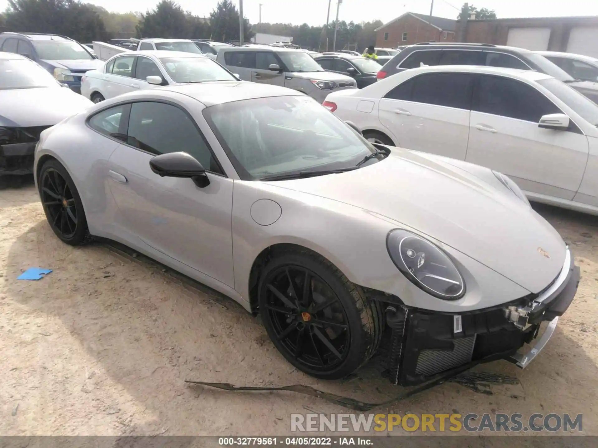 1 Photograph of a damaged car WP0AA2A91NS205266 PORSCHE 911 2022