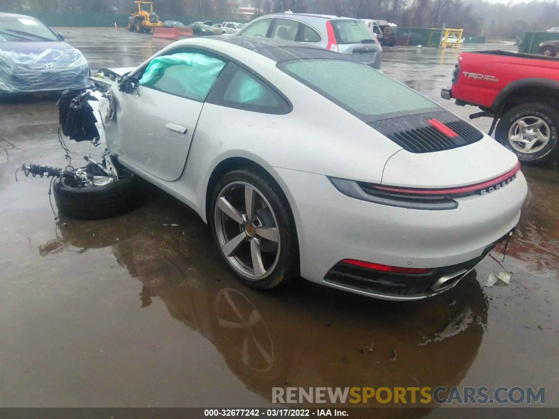 3 Photograph of a damaged car WP0AA2A97NS205319 PORSCHE 911 2022