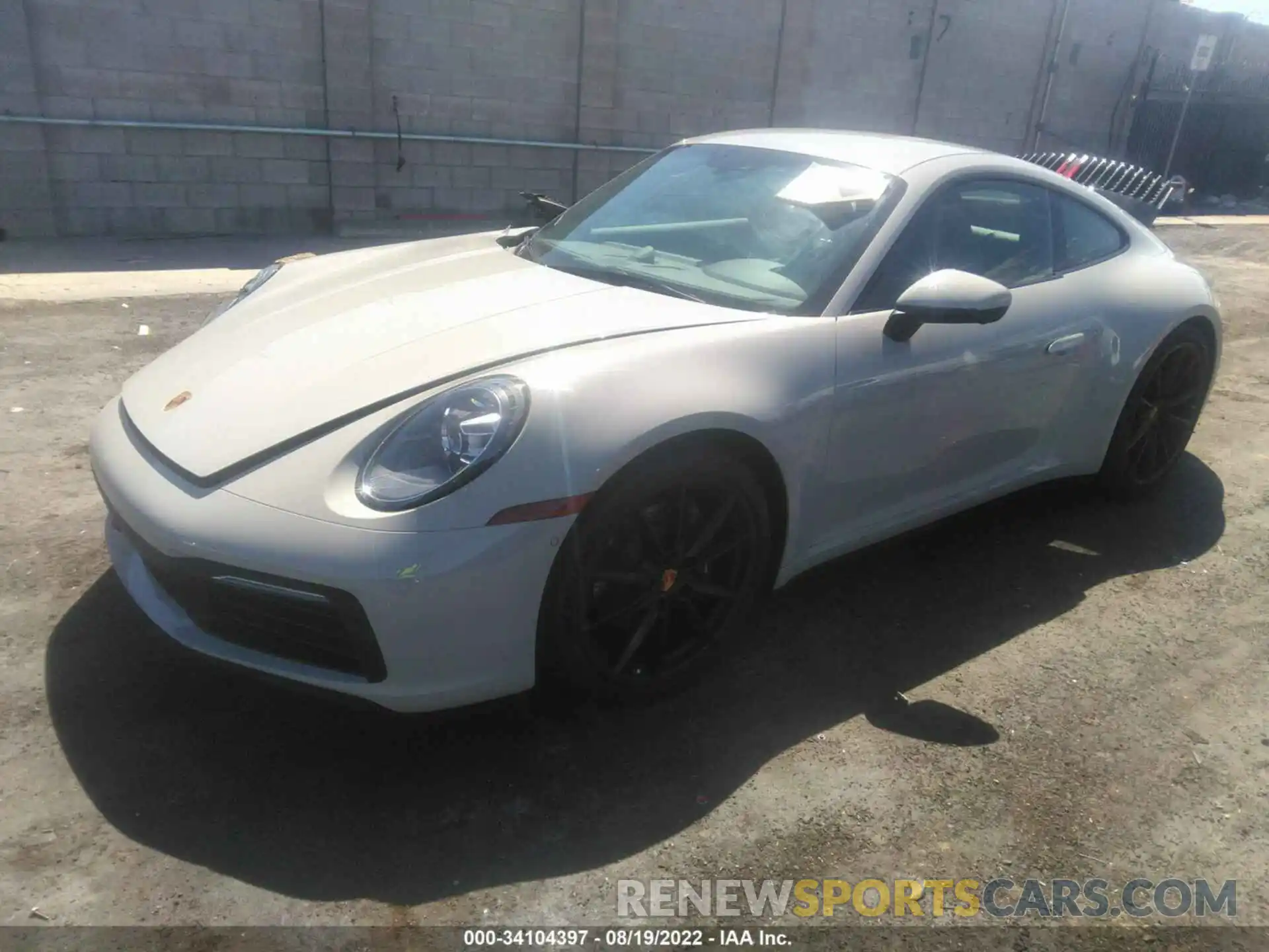 2 Photograph of a damaged car WP0AA2A98NS205782 PORSCHE 911 2022