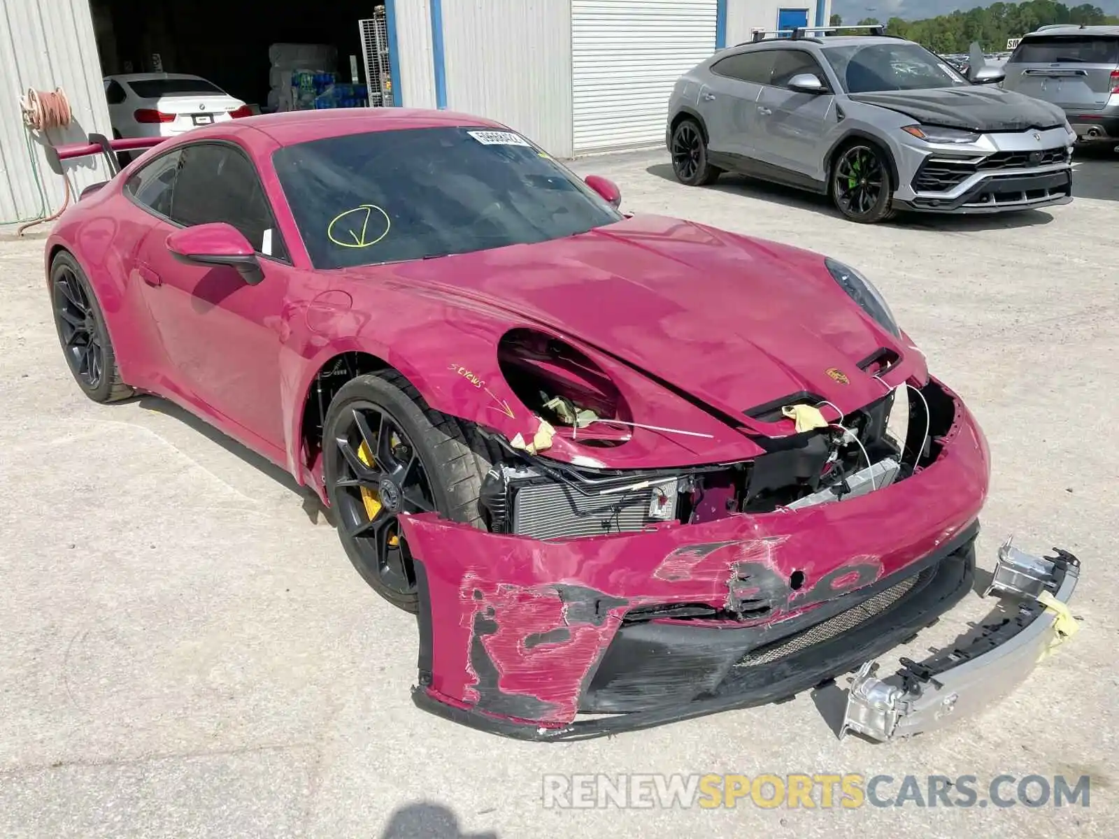 1 Photograph of a damaged car WP0AC2A92NS269231 PORSCHE 911 2022