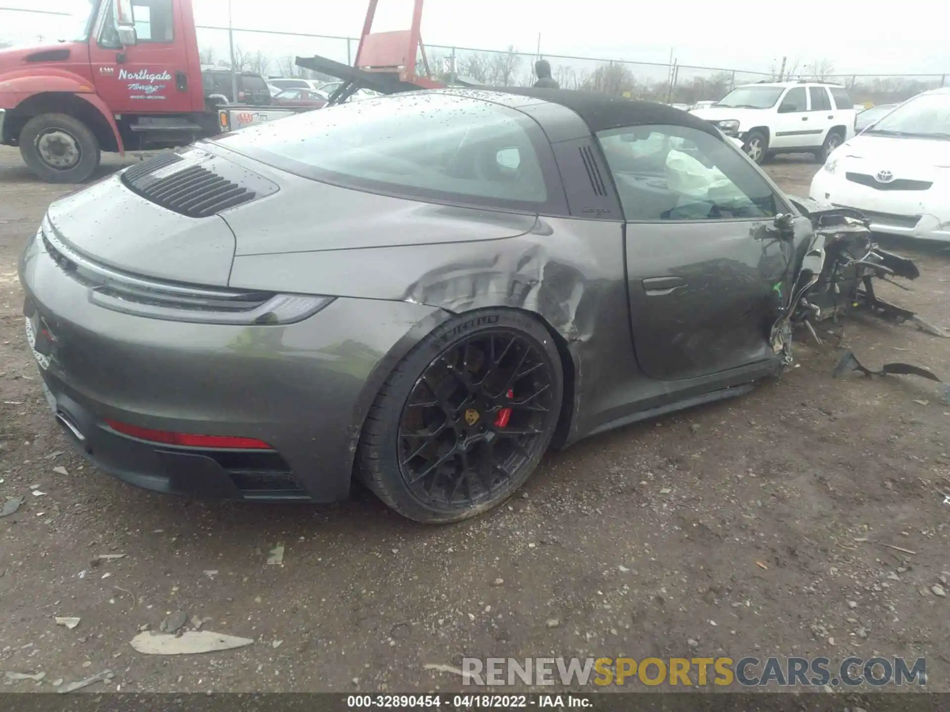 4 Фотография поврежденного автомобиля WP0BB2A94NS231748 PORSCHE 911 2022