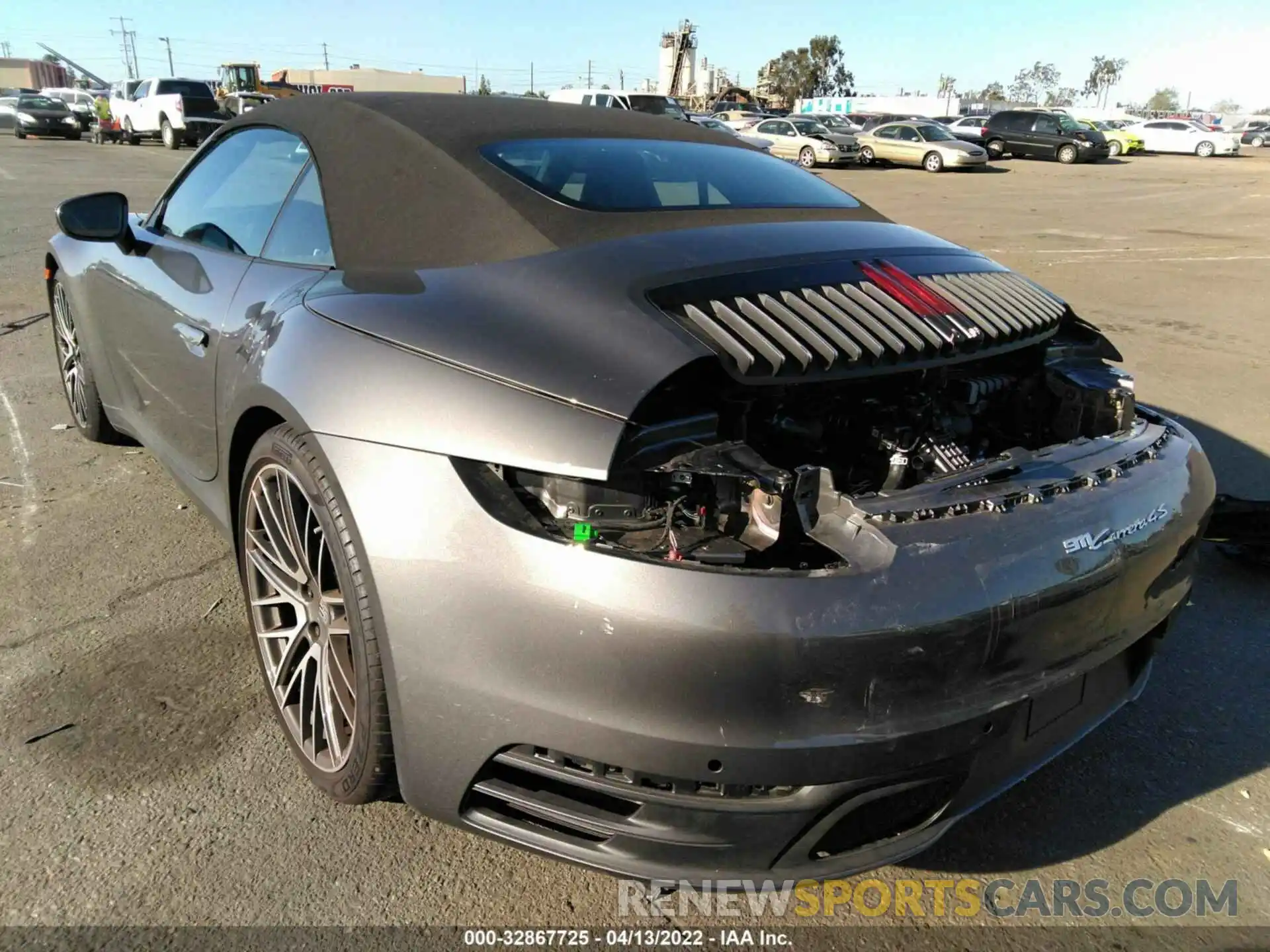 3 Photograph of a damaged car WP0CB2A98NS244216 PORSCHE 911 2022