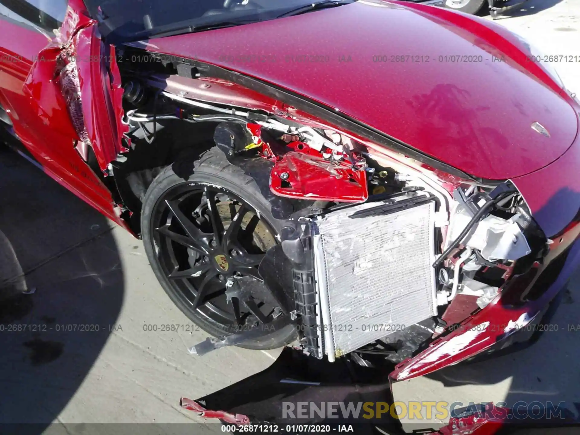 6 Photograph of a damaged car WP0CA2A80KS210731 PORSCHE BOXSTER 2019