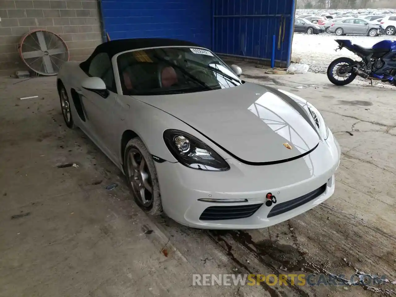 1 Фотография поврежденного автомобиля WP0CA2A81KS210155 PORSCHE BOXSTER 2019