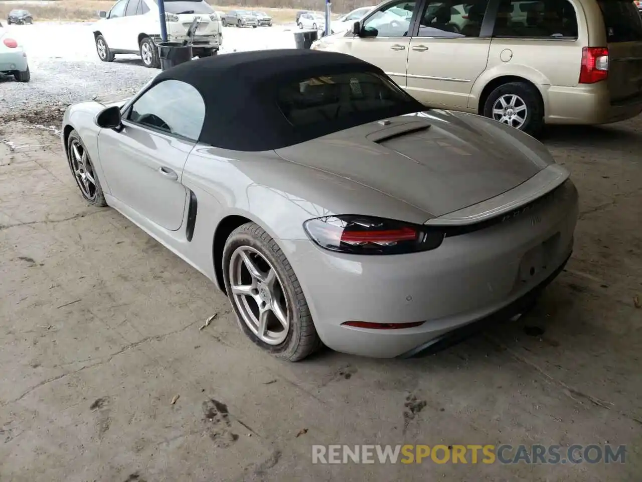 3 Фотография поврежденного автомобиля WP0CA2A81KS210155 PORSCHE BOXSTER 2019