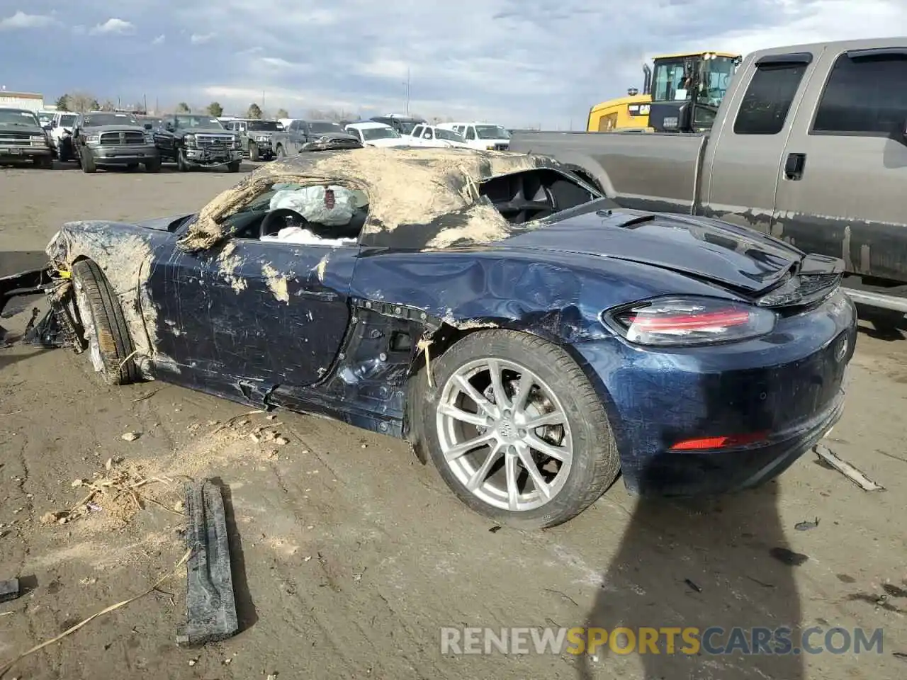 2 Photograph of a damaged car WP0CA2A82KS210732 PORSCHE BOXSTER 2019
