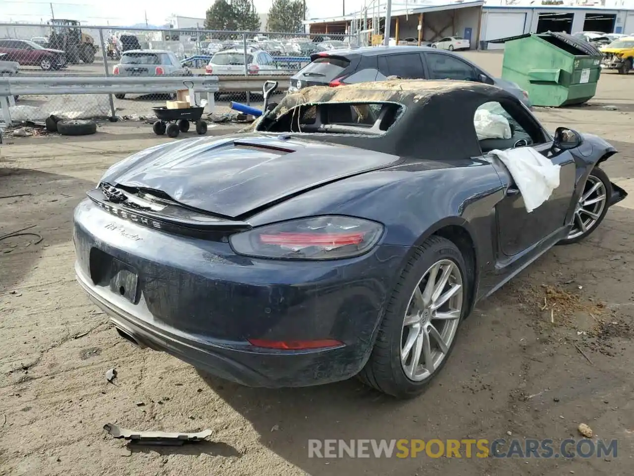 3 Photograph of a damaged car WP0CA2A82KS210732 PORSCHE BOXSTER 2019