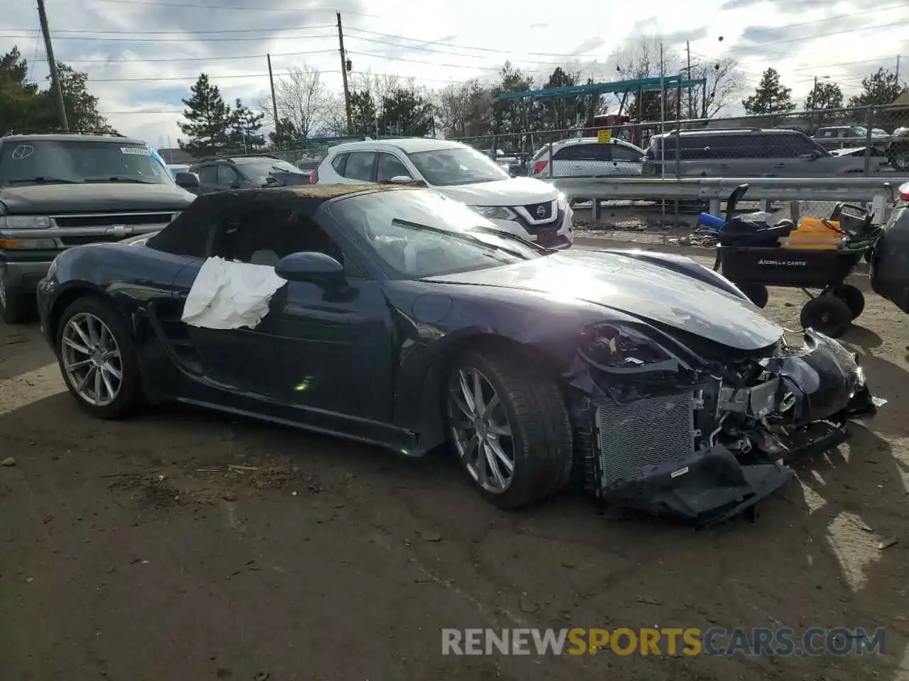 4 Photograph of a damaged car WP0CA2A82KS210732 PORSCHE BOXSTER 2019