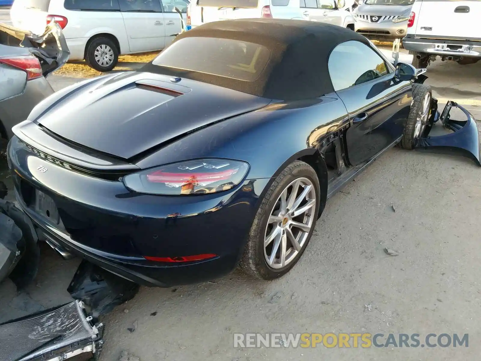 4 Фотография поврежденного автомобиля WP0CA2A83KS210416 PORSCHE BOXSTER 2019