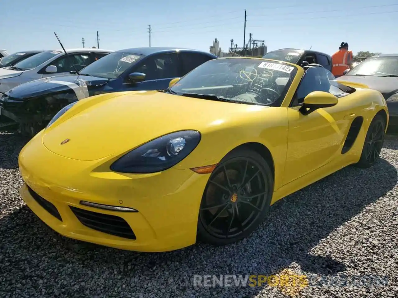 2 Фотография поврежденного автомобиля WP0CA2A83KS211050 PORSCHE BOXSTER 2019