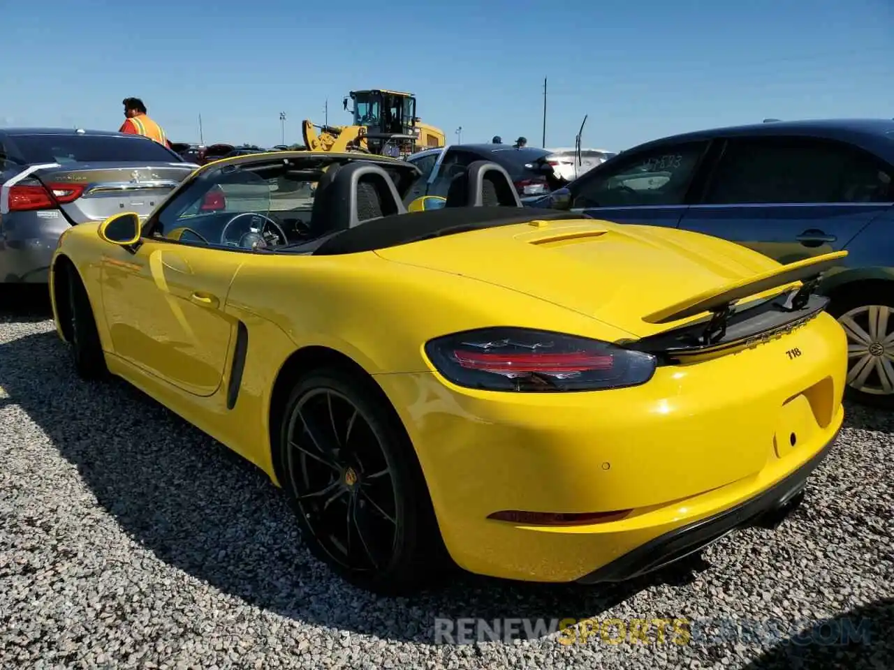 3 Фотография поврежденного автомобиля WP0CA2A83KS211050 PORSCHE BOXSTER 2019